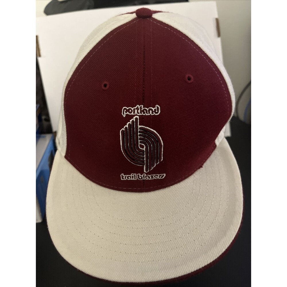 Portland Trailblazers NBA Hardwood Classics Hat XXL 7 5/8 Twins Enterprise